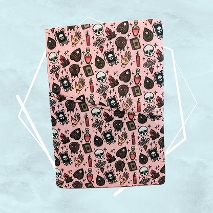 Pink witchy booksleeve