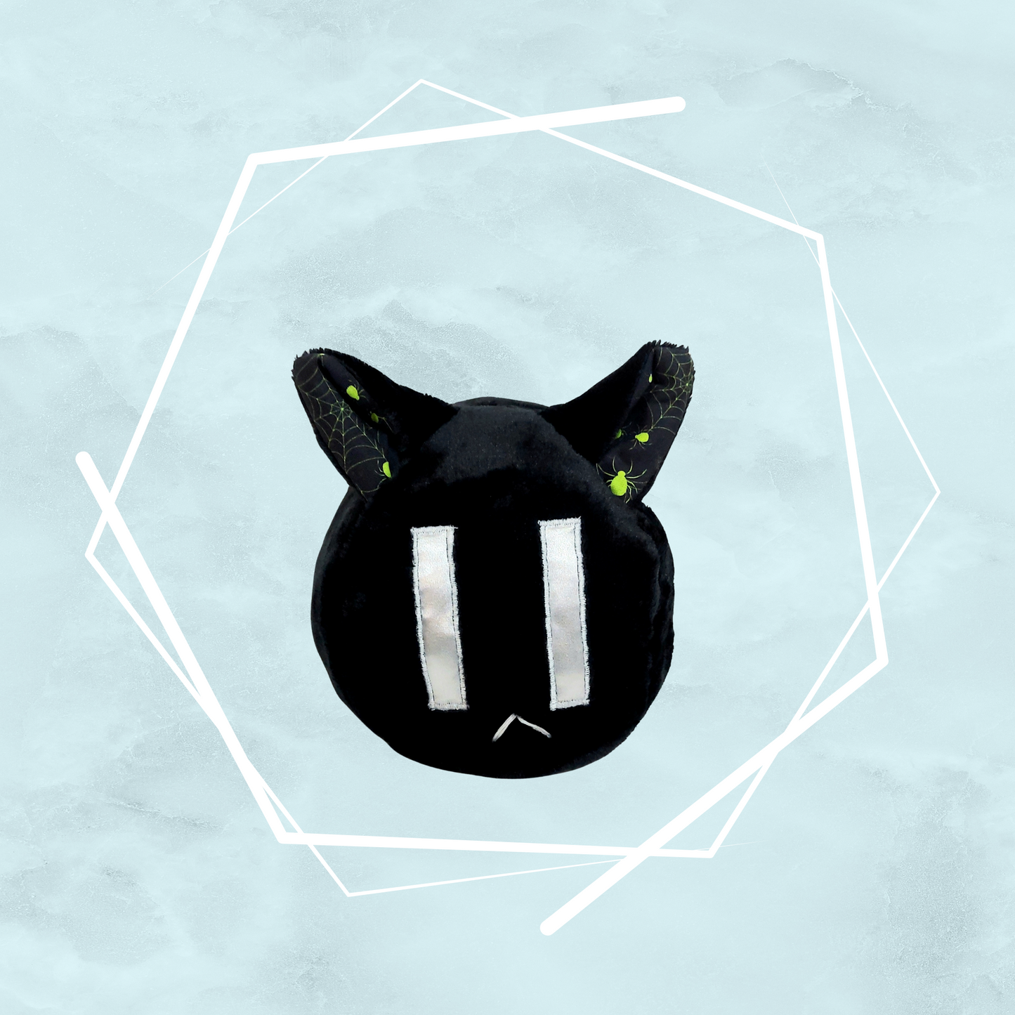 Small black kitty plushies