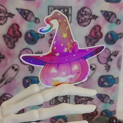 Pumpkin Halloween sticker